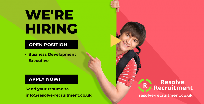 Join Resolve Recruitment - Business Development Executive - Resolve ...